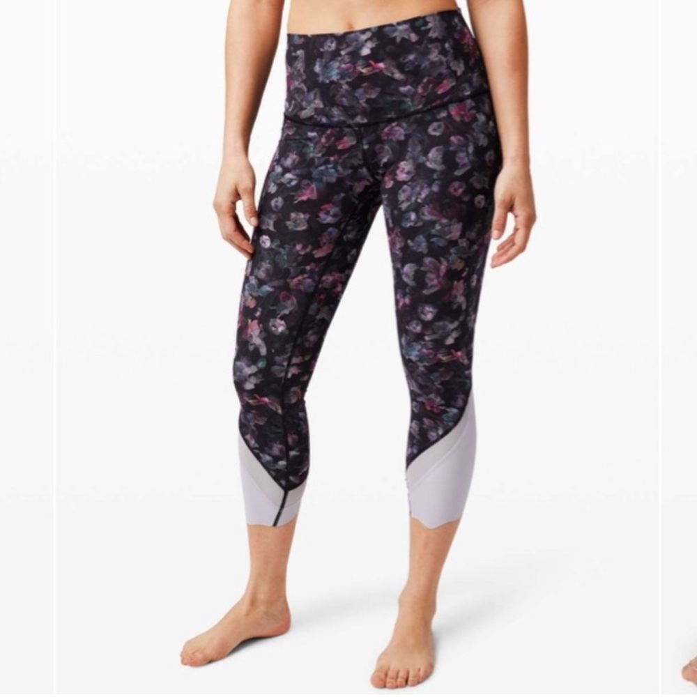 Lululemon wunder under high rise crop legging
